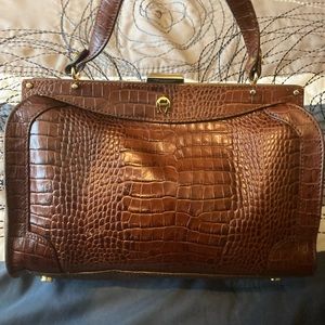 EUC, Very cute brown Aigner bag, clean inside &